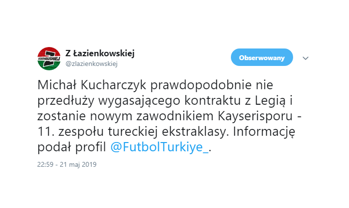 ZAGRANICZNA opcja Michała Kucharczyka